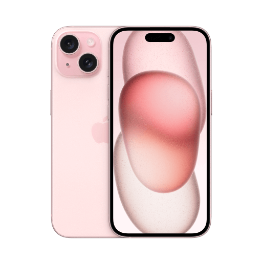 iPhone 15 in Pink finish